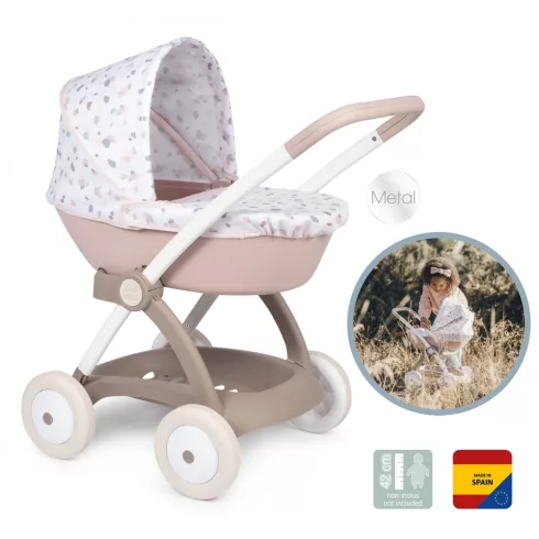 Smoby Baby Nurse fémvázas babakocsi játékbabáknak