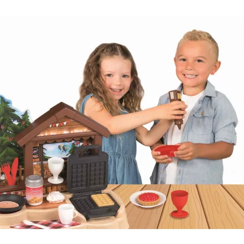 Smoby 310557 Hegyi palacsintázó és gofrizó