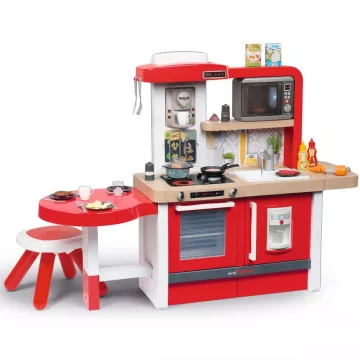   Smoby 312302 Tefal Evolutive Gourmet játékkonyha 43db kiegészítővel és mikrohullámú sütővel