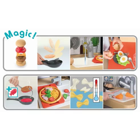 Smoby 312303 Chef Corner 2 az 1-ben játékkonyha és étterem