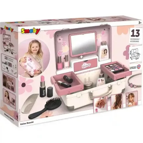 Smoby hordozható smink készlet bőröndben gyerekeknek
