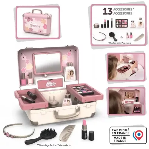 Smoby hordozható smink készlet bőröndben gyerekeknek