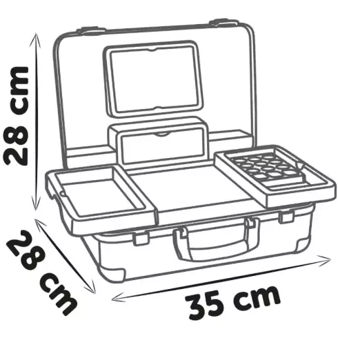 Smoby hordozható smink készlet bőröndben gyerekeknek