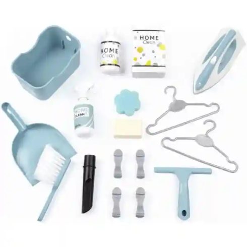 Smoby Rowenta interaktív játék mosókonyha, mosógép, álló porszívó, vasaló