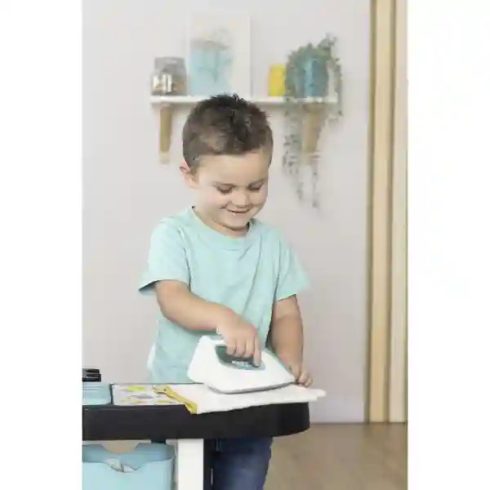 Smoby Rowenta interaktív játék mosókonyha, mosógép, álló porszívó, vasaló