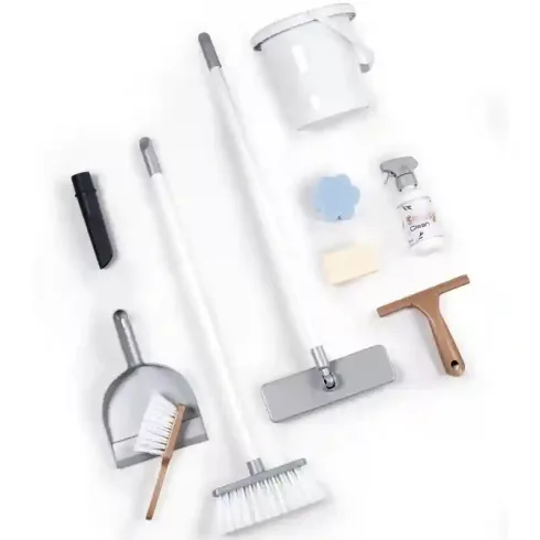 Smoby Rowenta játék gurulós takarítókocsi elektronikus rúdporszívóval