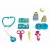 Smoby 340300 Állatorvosi játék készlet interaktív plüss cicával
