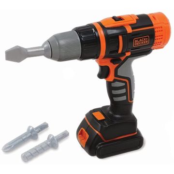 Smoby 360108 Black & Decker játék mechanikus fúrógép