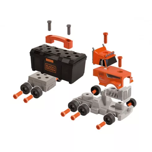 Smoby 360175 Black & Decker játék kamion szerszámosládával