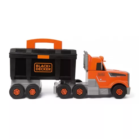 Smoby 360175 Black & Decker játék kamion szerszámosládával