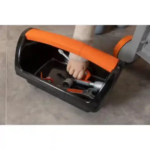 Smoby Black & Decker 3 az 1-ben játék szerelőkocsi szerszámosládával és szerszámokkal