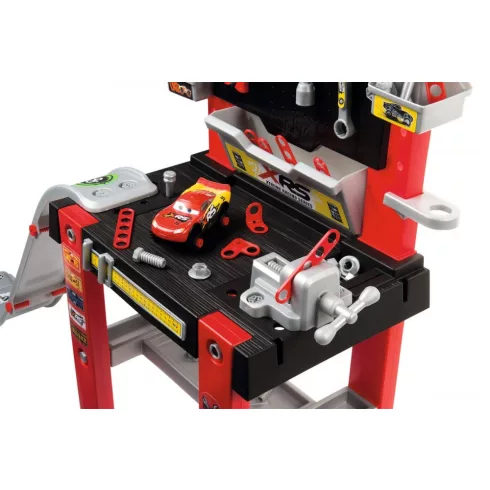 Smoby 360722 Verdák Bricolo Center játék szerelőasztal ugratóval és 94db kiegészítővel