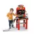 Smoby 360722 Verdák Bricolo Center játék szerelőasztal ugratóval és 94db kiegészítővel