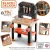 Smoby Black & Decker Bricolo játék szerelőasztal 78db kiegészítővel