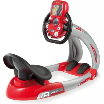   Smoby 370206 Pilot V8 autós szimulátor fénnyel és hanggal