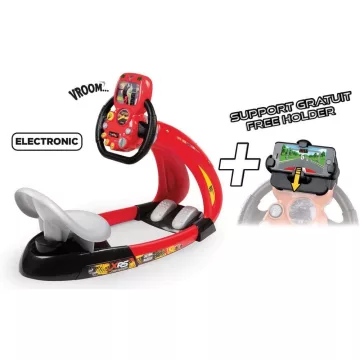   Smoby 370215 Pilot V8 Verdák autós szimulátor fénnyel és hanggal