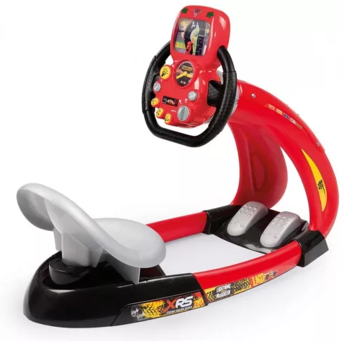 Smoby 370215 Pilot V8 Verdák autós szimulátor fénnyel és hanggal