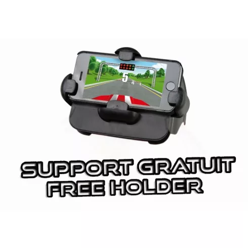 Smoby 370215 Pilot V8 Verdák autós szimulátor fénnyel és hanggal