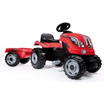 Smoby 710108 Farmer XL pedálos traktor utánfutóval