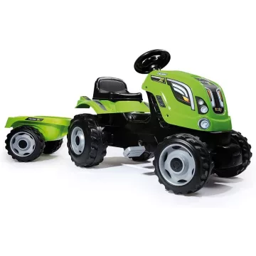 Smoby 710111 Farmer XL pedálos traktor utánfutóval