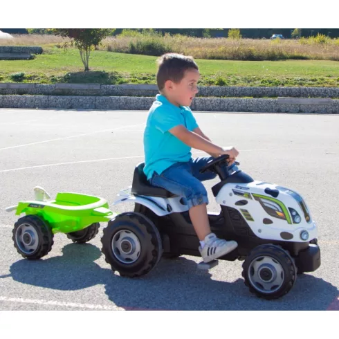 Smoby 710113 Farmer XL pedálos traktor utánfutóval