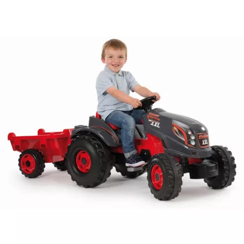 Smoby 710200 Stronger XXL pedálos traktor utánfutóval