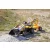 Smoby 710301 Builder Max pedálos traktor utánfutóval, homlokrakodóval és markolóval