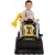 Smoby 710301 Builder Max pedálos traktor utánfutóval, homlokrakodóval és markolóval