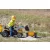 Smoby 710301 Builder Max pedálos traktor utánfutóval, homlokrakodóval és markolóval