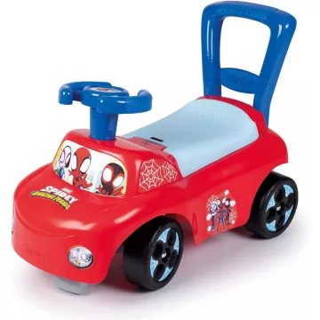 Smoby 2 az 1-ben Pókember bébitaxi és járássegítő
