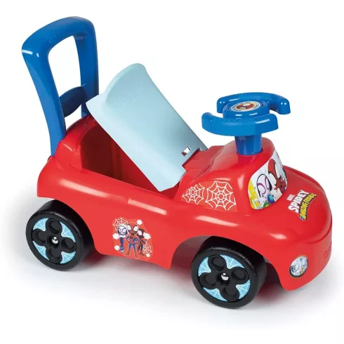 Smoby 2 az 1-ben Pókember bébitaxi és járássegítő