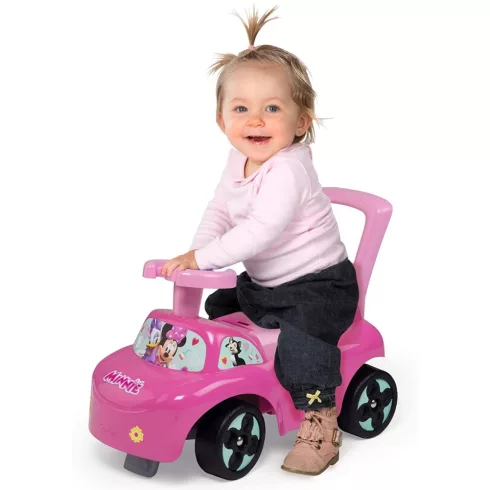 Smoby 720522 2 az 1-ben Minnie bébitaxi és járássegítő