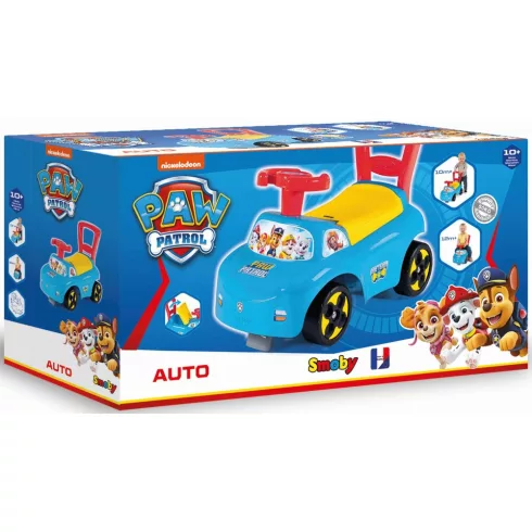 Smoby 720531 2 az 1-ben Mancs őrjárat bébitaxi és járássegítő