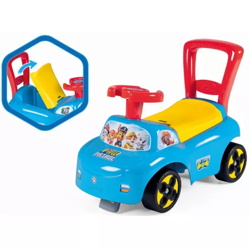 Smoby 720531 2 az 1-ben Mancs őrjárat bébitaxi és járássegítő