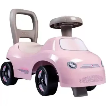   Smoby 2 az 1-ben bébitaxi és járássegítő dudával, rózsaszín