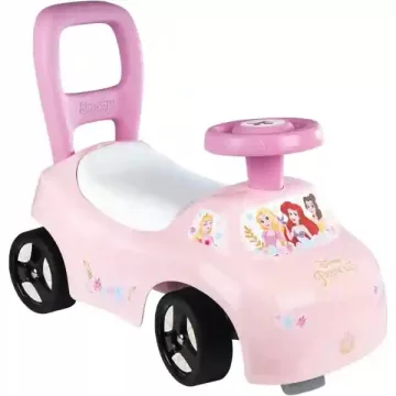   Smoby 2 az 1-ben Disney hercegnők bébitaxi és járássegítő, rózsaszín, Disney Princess