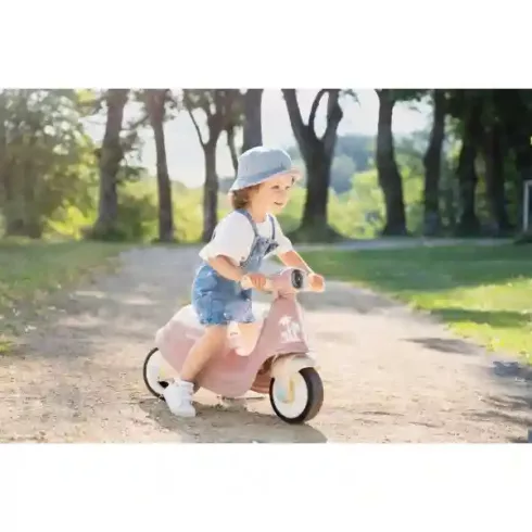 Smoby lábbal hajtós játék motor, Vespa robogó, rózsaszín