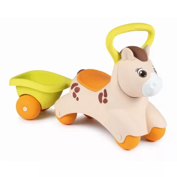 Smoby 721500 Póniló bébitaxi utánfutóval