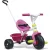 Smoby 740322 Be Fun pedálos fém tricikli - rózsaszín