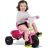 Smoby 740322 Be Fun pedálos fém tricikli - rózsaszín