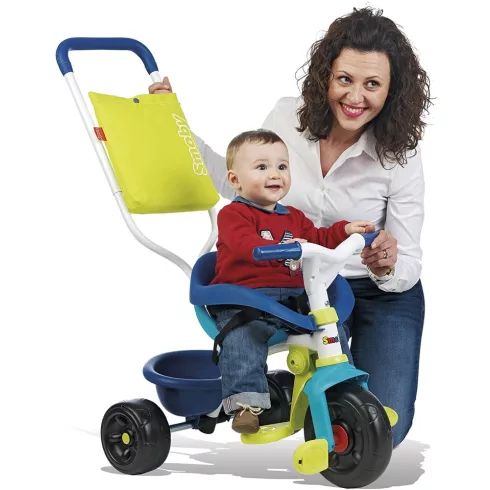 Smoby 740405 Be Fun Comfort pedálos tricikli - kék
