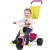 Smoby 740406 Be Fun Comfort pedálos tricikli - rózsaszín