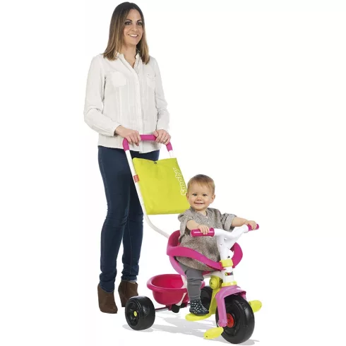 Smoby 740406 Be Fun Comfort pedálos tricikli - rózsaszín