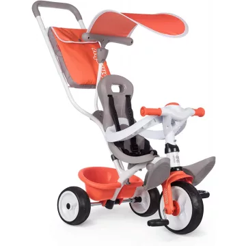   Smoby 741105 Baby Balade pedálos fém tricikli napellenzővel
