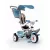 Smoby 741400 Baby Balade Plus pedálos fém tricikli napellenzővel