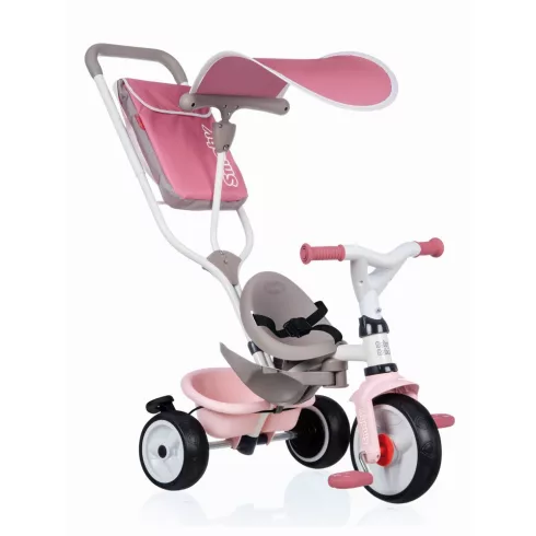 Smoby 741401 Baby Balade Plus pedálos fém tricikli napellenzővel