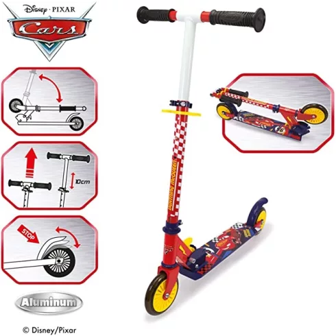 Smoby 750337 Verdák összecsukható kétkerekű gyerek roller lábfékkel