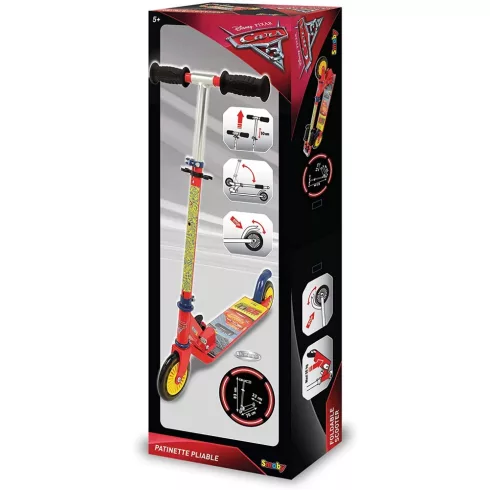 Smoby 750344 Verdák összecsukható kétkerekű gyerek roller lábfékkel