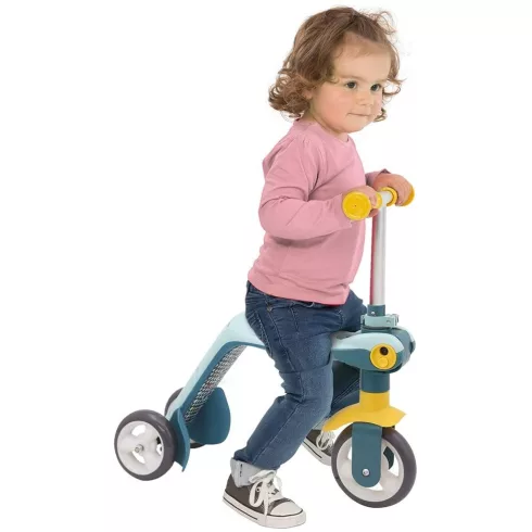 Smoby 750612 2 az 1-ben gyerek roller és bébitaxi