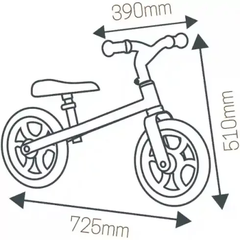 Smoby Balance First Bike fémvázas futóbicikli